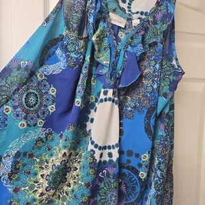 Avenue Multicolor Patterned Blouse